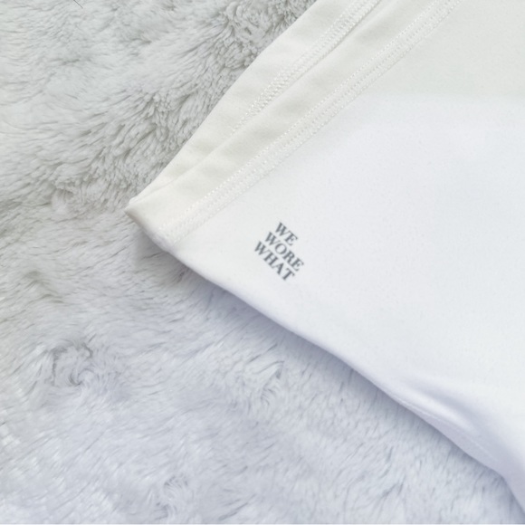 NWT- WeWoreWhat Sport Cami Cross Back Optic White - Picture 6 of 12